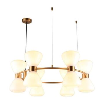 Подвесная люстра 12*Е27 OML-59603-12 бронза Trevasco Omnilux