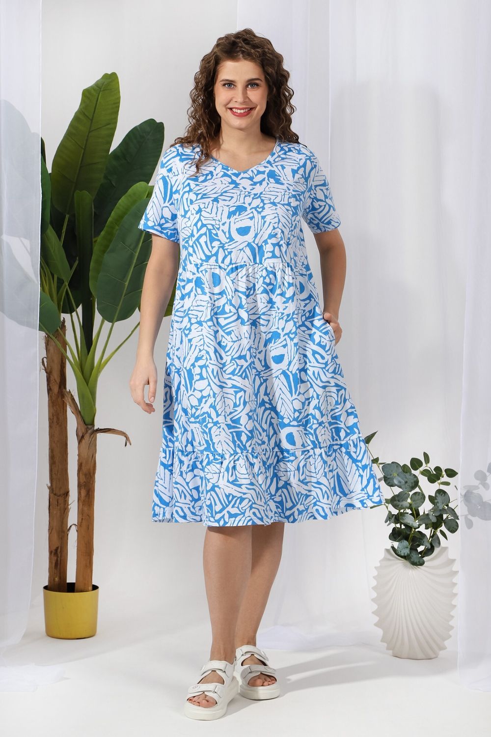 Платье Ассоль-1 Виотекс ГОЛУБОЙ