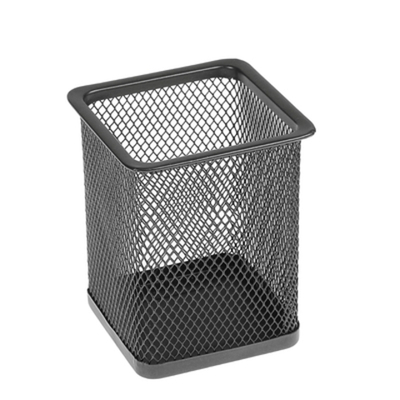 Подставка-стакан металлический EGOIST 332CC-6-16 квадрат чёрный, серый