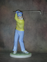 Статуэтка. Фарфор. Гольфист. Coalport. Англия