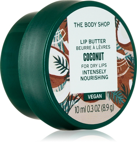 The Body Shop Coconut Lip Butter - питательное масло для губ, 10 ml