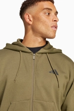 Кофта adidas Essentials 3-Stripes Fleece - зеленый