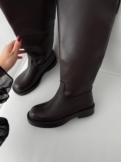 Сапоги из эко кожи