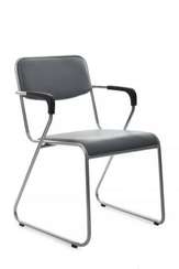 Кресло Nix Plus RCH OMKL-03 Серый/Металл окрашенный Хром