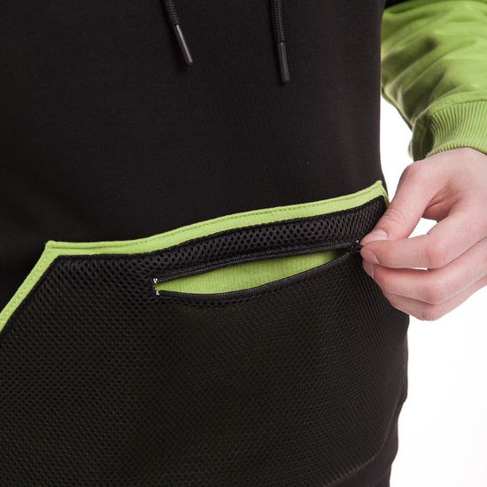 Худи ЮНОСТЬ «Сеть» чёрный