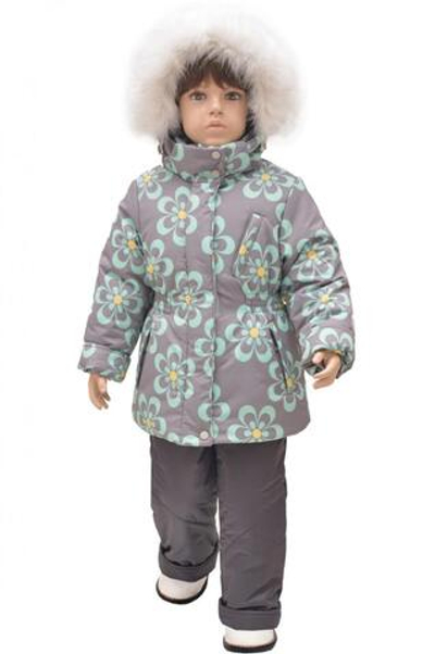 Комплект зимний д/дев, р. 110, бирюза (Rusland) А 257-21