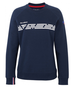 Женская Кофта теннисная Tecnifibre Lady Sweat - небесный