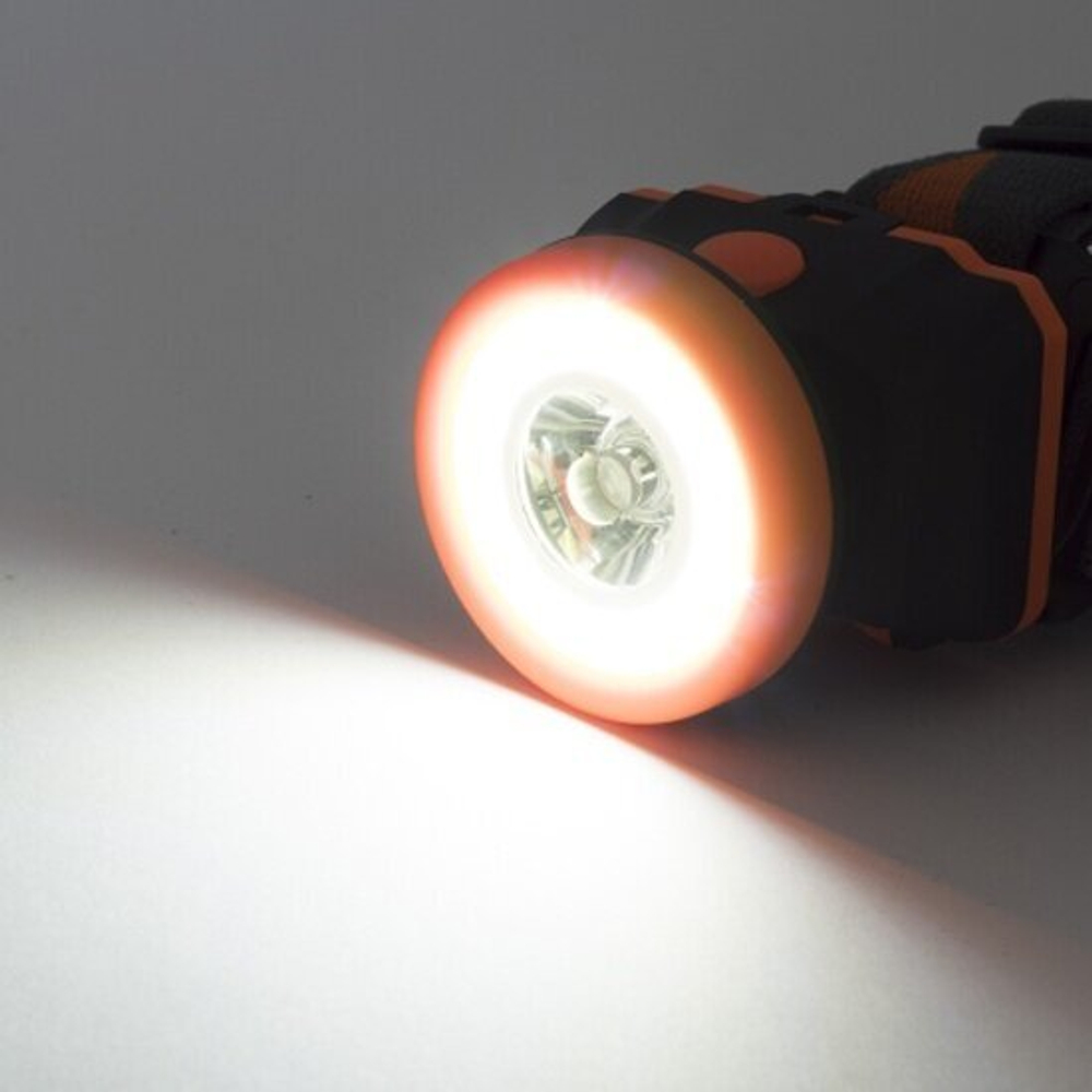 Налобный фонарь Яркий Луч LH-175 COB черный/оранжевый