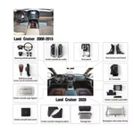 Набор для обновления салона LC200 2007-2015 в LC200 2016-2022 - Carmedia TY-INT-BL-LC200 (цвет темный)