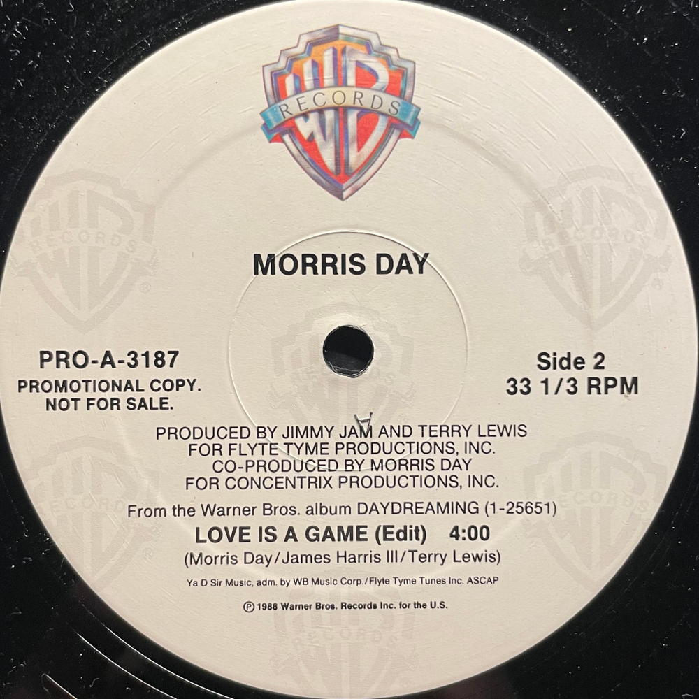 Morris Day ‎– Love Is A Game (США 1988г.) EP