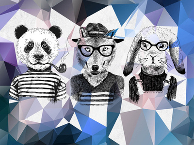 Обои с абстрактной геометрией 19601