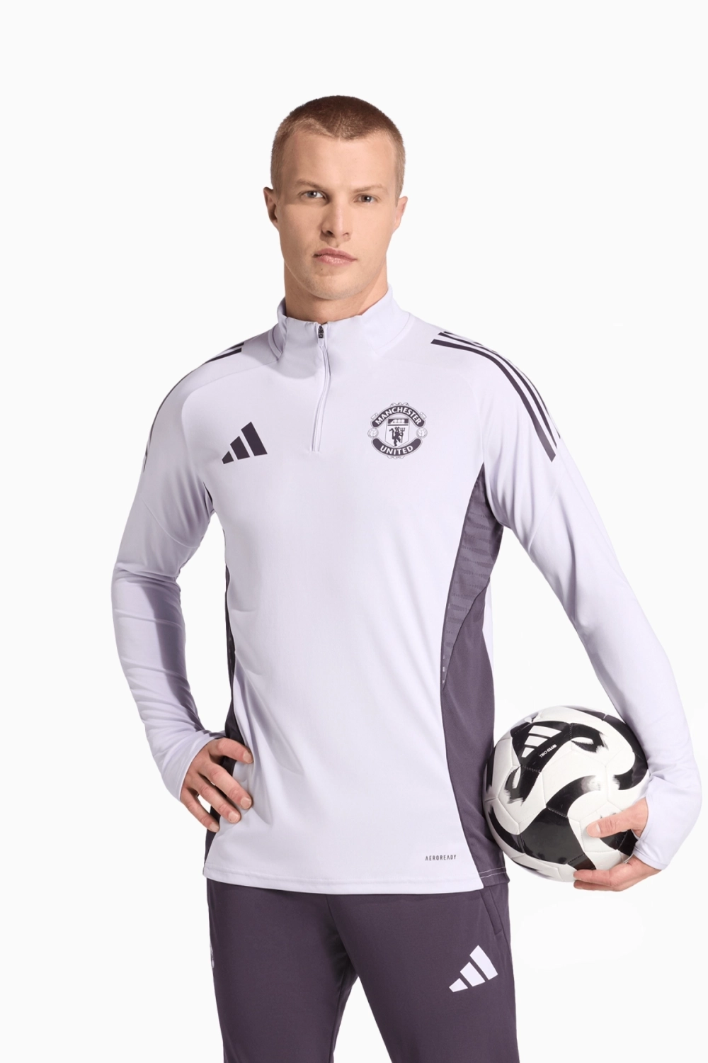 Кофта adidas Manchester United 25/26 Training Top - фиолетовый