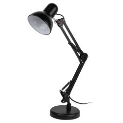 Настольный светильник ЭРА N-214-E27-40W-BK черный | Настольные светильники под лампу