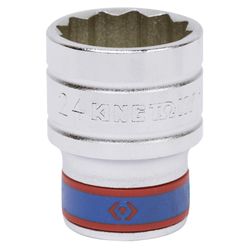 KING TONY (433024M) Головка торцевая стандартная двенадцатигранная 1/2", 24 мм