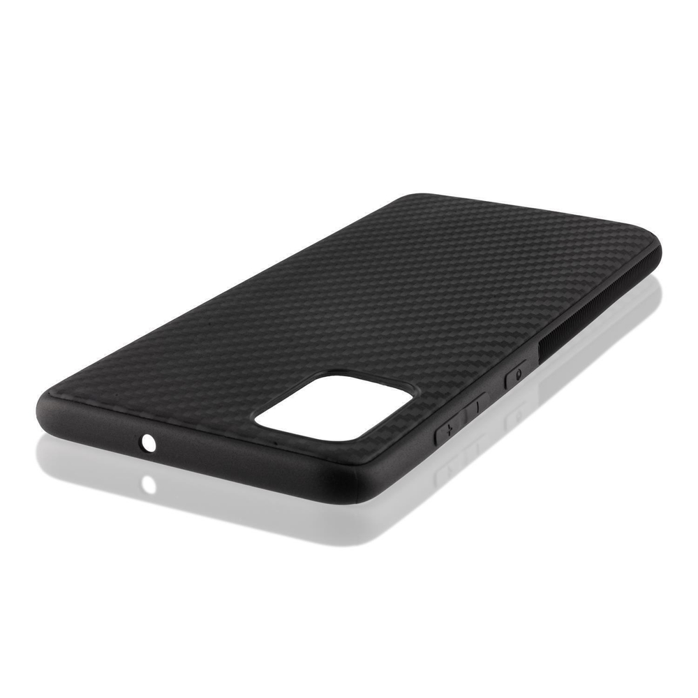 Чехол ROSCO для Samsung Galaxy A51 оптом (арт. SS-A51-CARBONE-BLACK)
