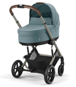 Коляска Cybex Balios S Lux TPE complete Cloud T Sepia Black Plus 3 в 1 Stormy Blue с дождевиками