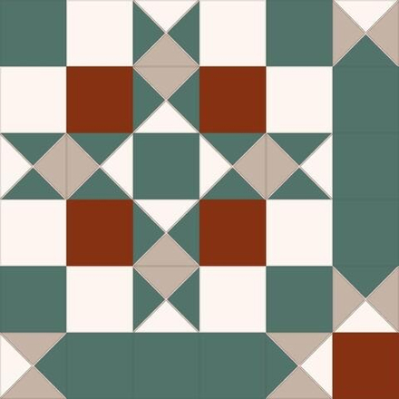 Dual Gres NiceKer Victorian Dreams Windsor Green 45.2x45.2