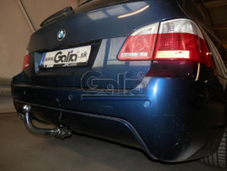 Фаркоп оцинкованный Galia B022C для BMW 5-Series E60 седан / E61 универсал 2003-2010(паспорт и сертификат в комплекте)(без электрики)
