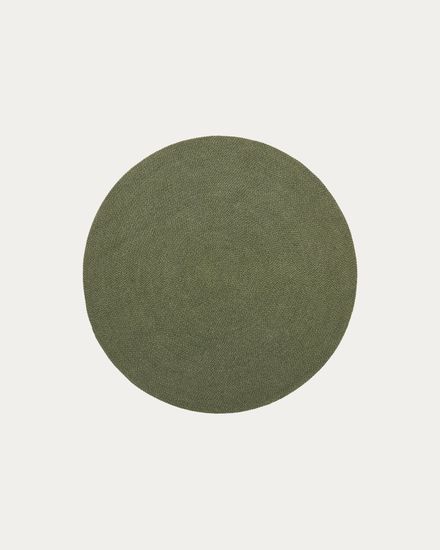 Ковер уличный Despas из синтетических волокон зеленый Ø150 см