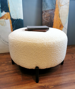 Оттоманка COBBLE buckle white