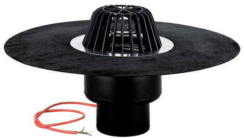 HL 62.1H/1 Кровельная воронка с битумным полотном и обогревом