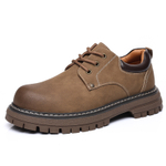 XIEGUIHUAYU Cow Split Leather Work Boots Men"s