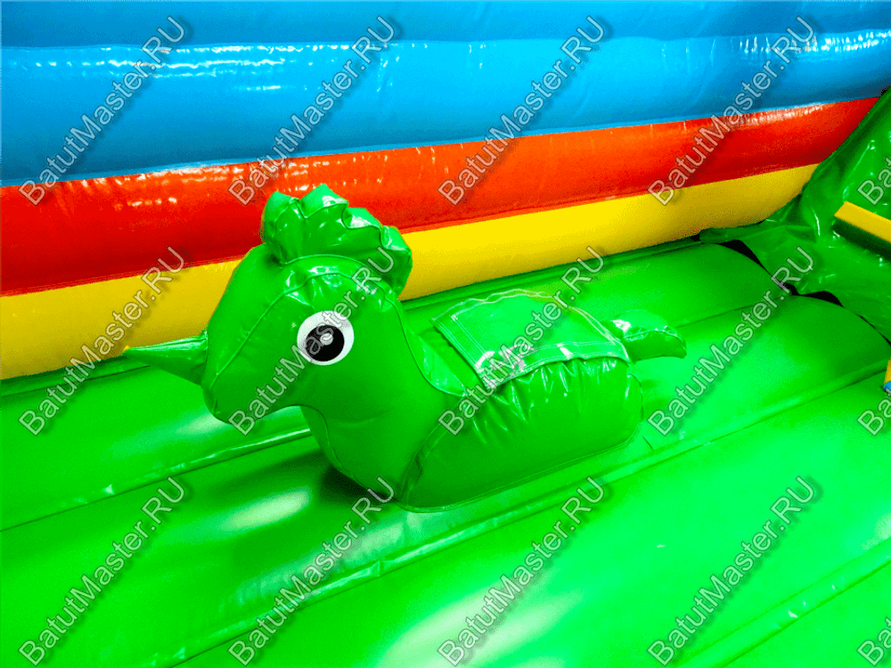 Коммерческий батут "Космические зверята" 14*7*6 м