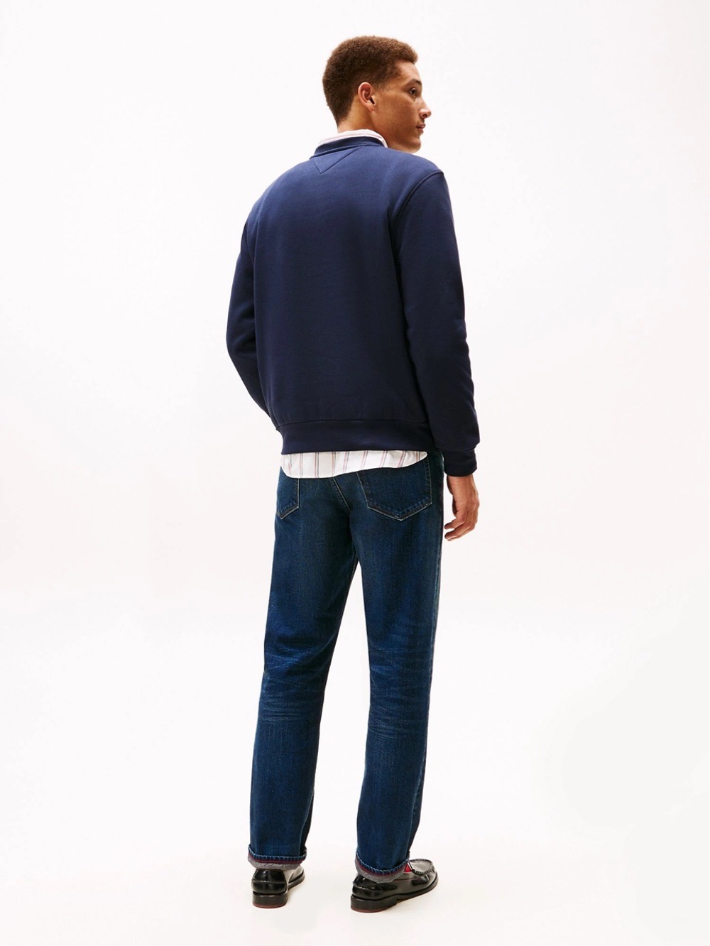 Свитшот Tommy Hilfiger Arch Logo Flex Fleece Navy