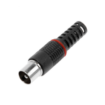 Штекер ТВ прямой под кабель RG6U (комплект 2шт) MZ2in Сигнал