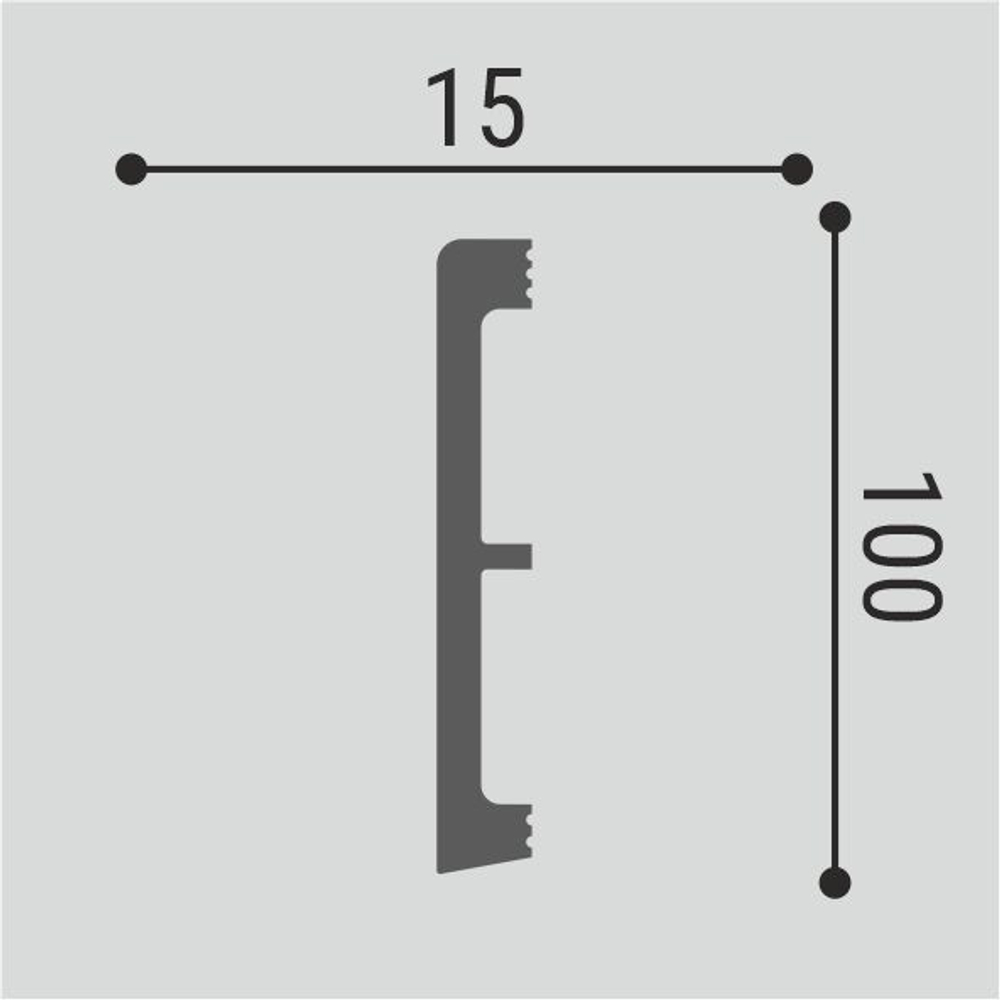 Плинтус ПЛ 29 Дикий дуб