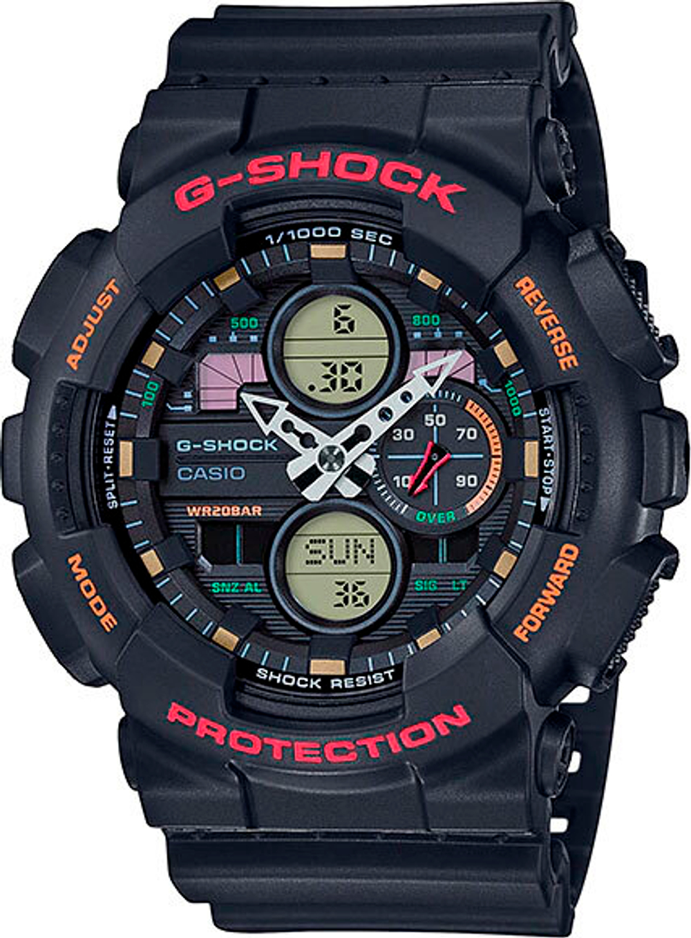 Мужские наручные часы Casio G-Shock GA-140-1A4