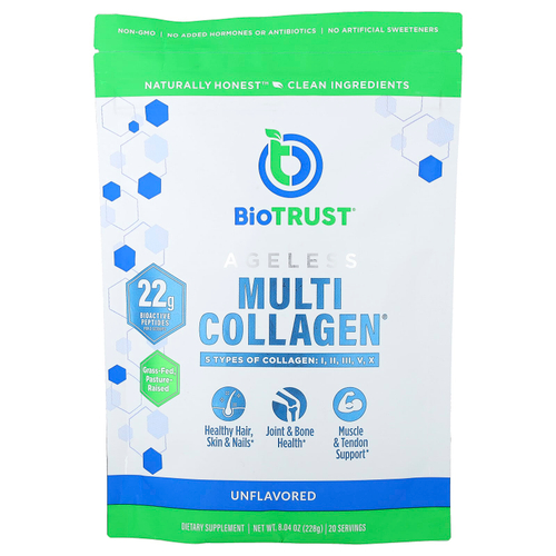 BioTRUST, Ageless Multi-Collagen®, без добавок, 228 г (8,04 унции)