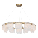 Светильник светодиодный, золотистый, прозрачный, LED, 66