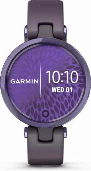 Умные часы Garmin Lily безель цвета полночная орхидея, корпус темная орхидея и силиконовый ремешок