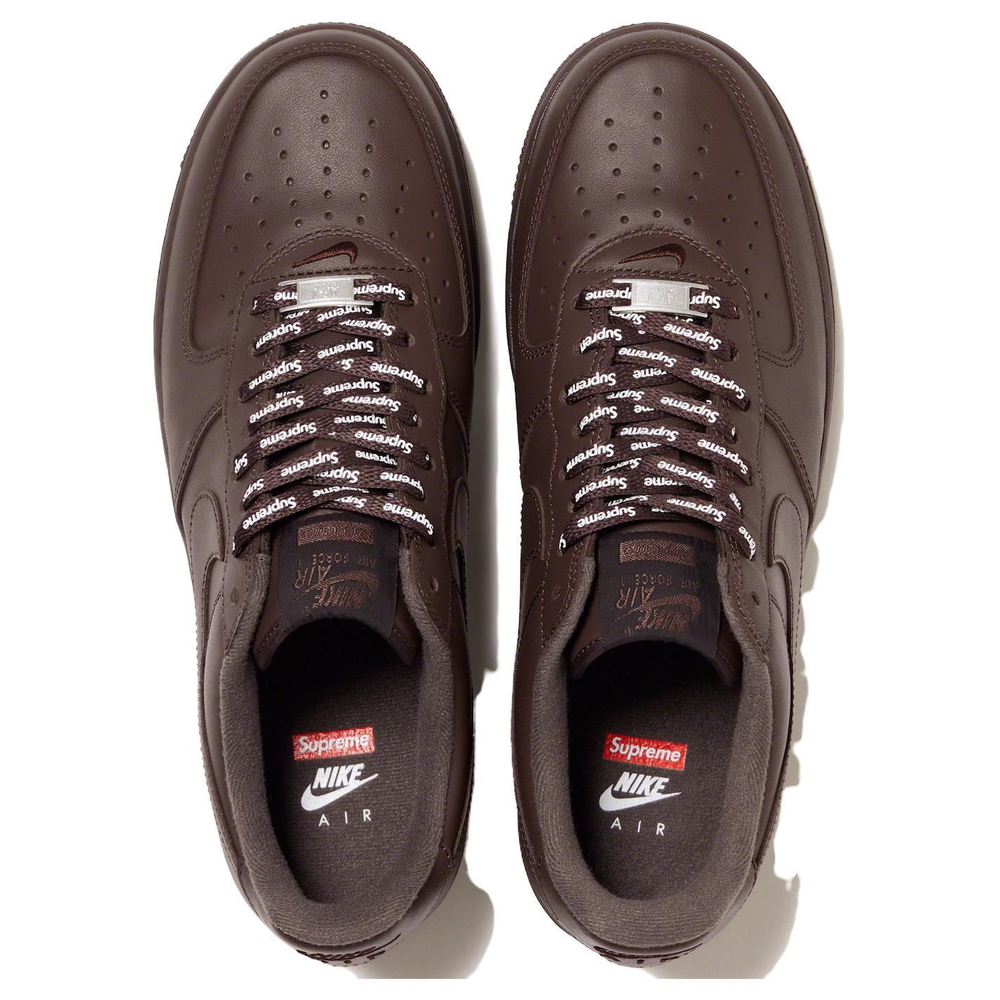 Кроссовки Supreme X Nike Air Force 1 Low "Baroque Brown"