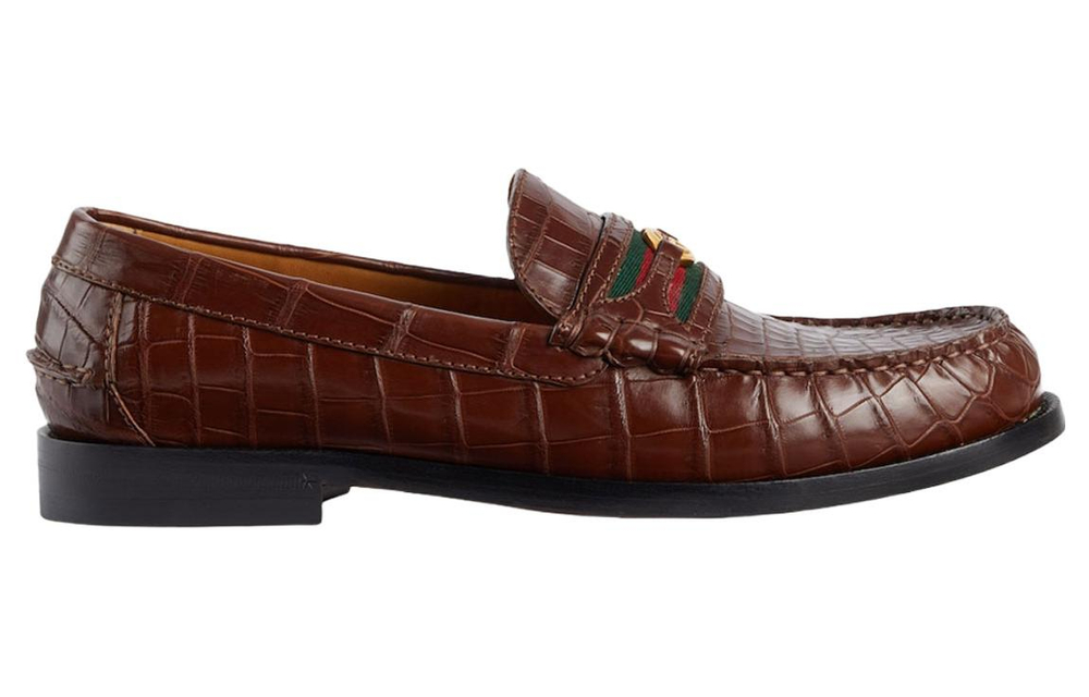 GUCCI Loafers Men"s Brown