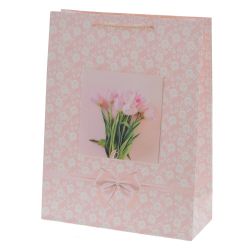 GAEM Пакет подарочный S (бумага 210г/м2, блок микс 12шт), L18 W8,5 H24 см, 4в.