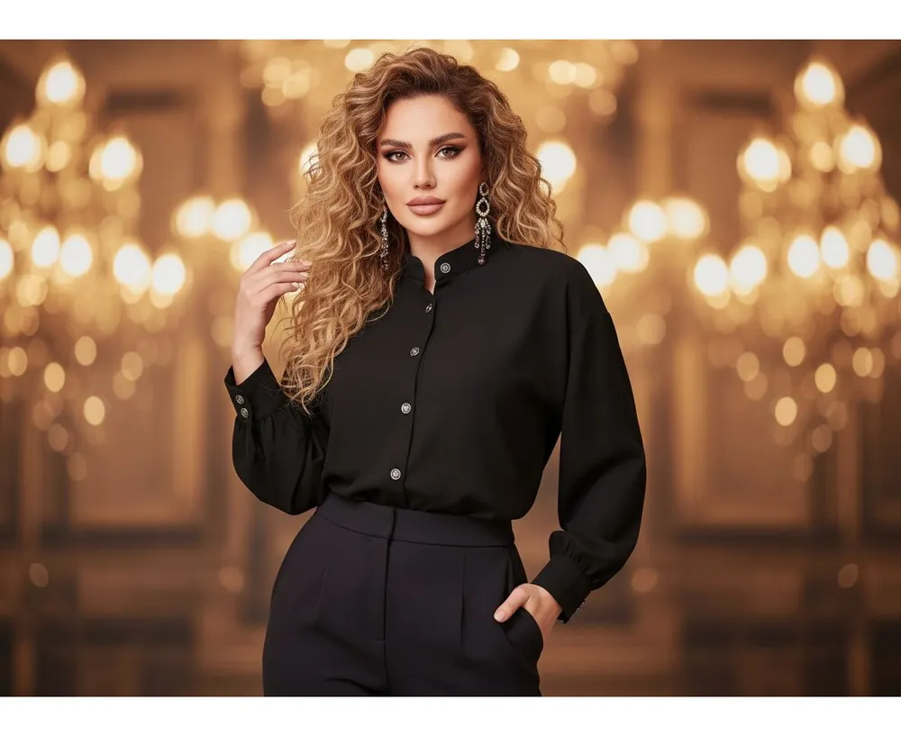 Блузка 50370876 Fabrika