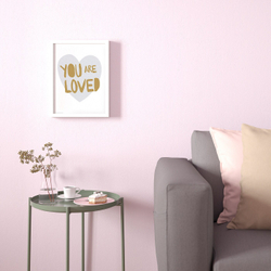 IKEA BILD  (ИКЕА БИЛД)  -  Плакат, Ты любим, 30x40 см
