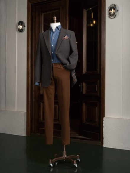 Мужской пиджак в стиле casual на полуподкладке