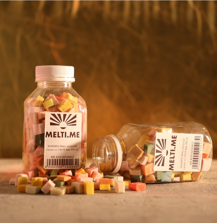 WARM02 Микс колотой смальты 10х10 мм, 400 гр