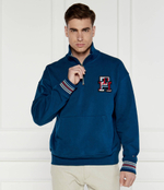 Худи MONOGRAM TIPPED 1/4 ZIP Tommy Hilfiger - голубой(MW0MW34412)