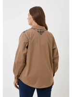 Блуза-рубашка в клетку