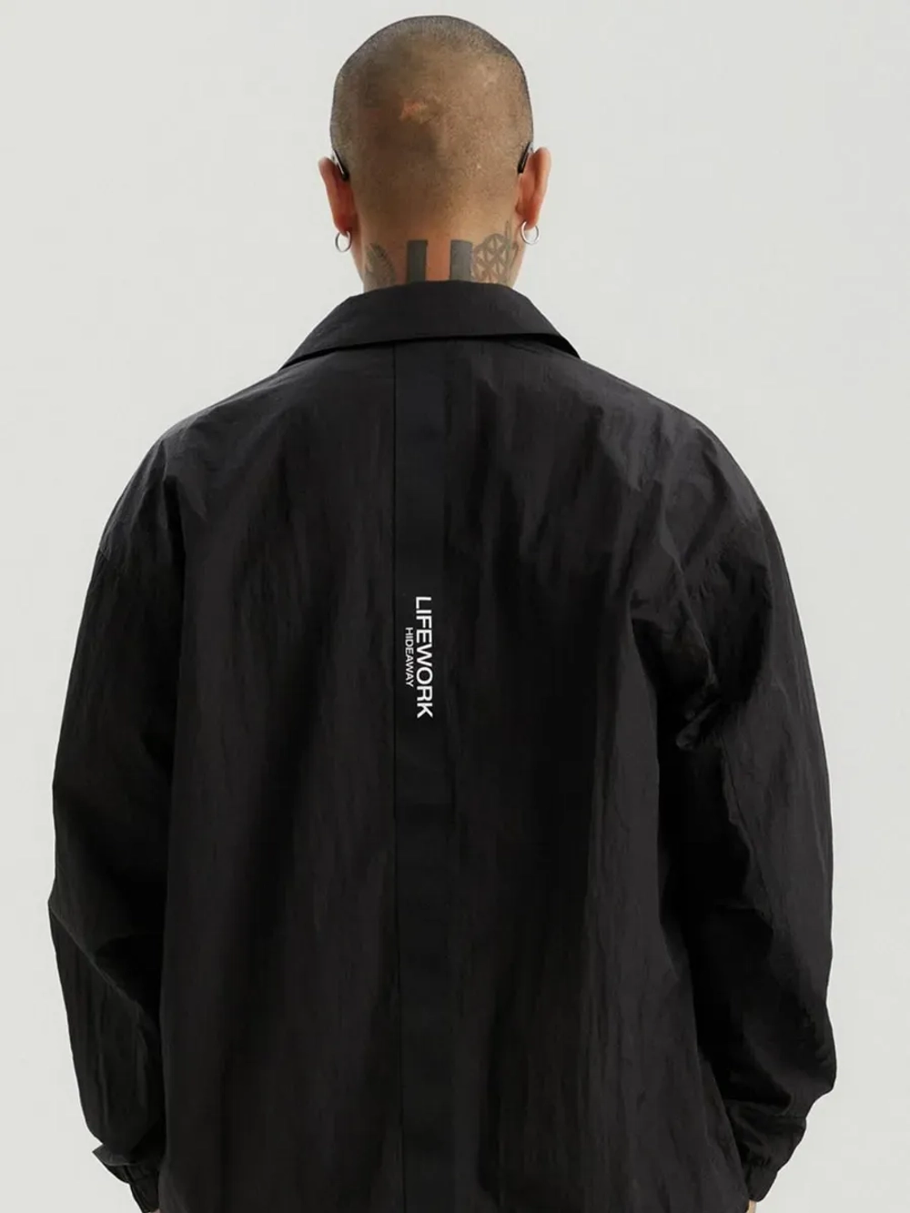 Куртка-рубашка из нейлона