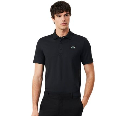 Теннисное поло Lacoste Ultra Dry Stretch Golf - black