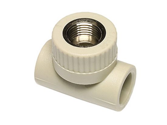 Тройник комбинированный Ekoplastik Wavin 25х3/4" ВР с внутренней резьбой полипропиленовый