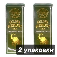 Чай зеленый Bharat Bazaar TPG Золотой слон 100 г, 2 шт