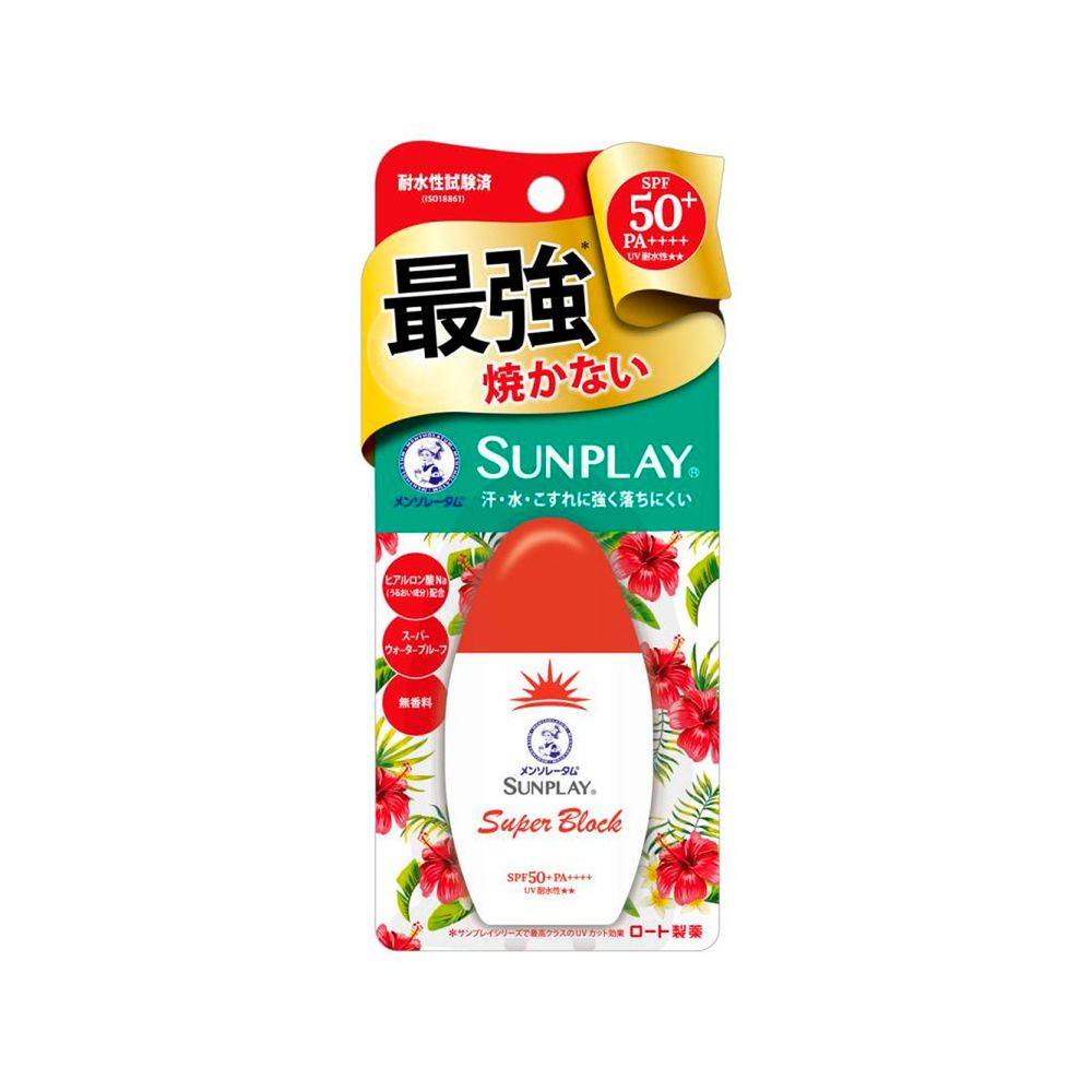Солнцезащитный лосьон Rohto Mentholatum Sunplay Super Block