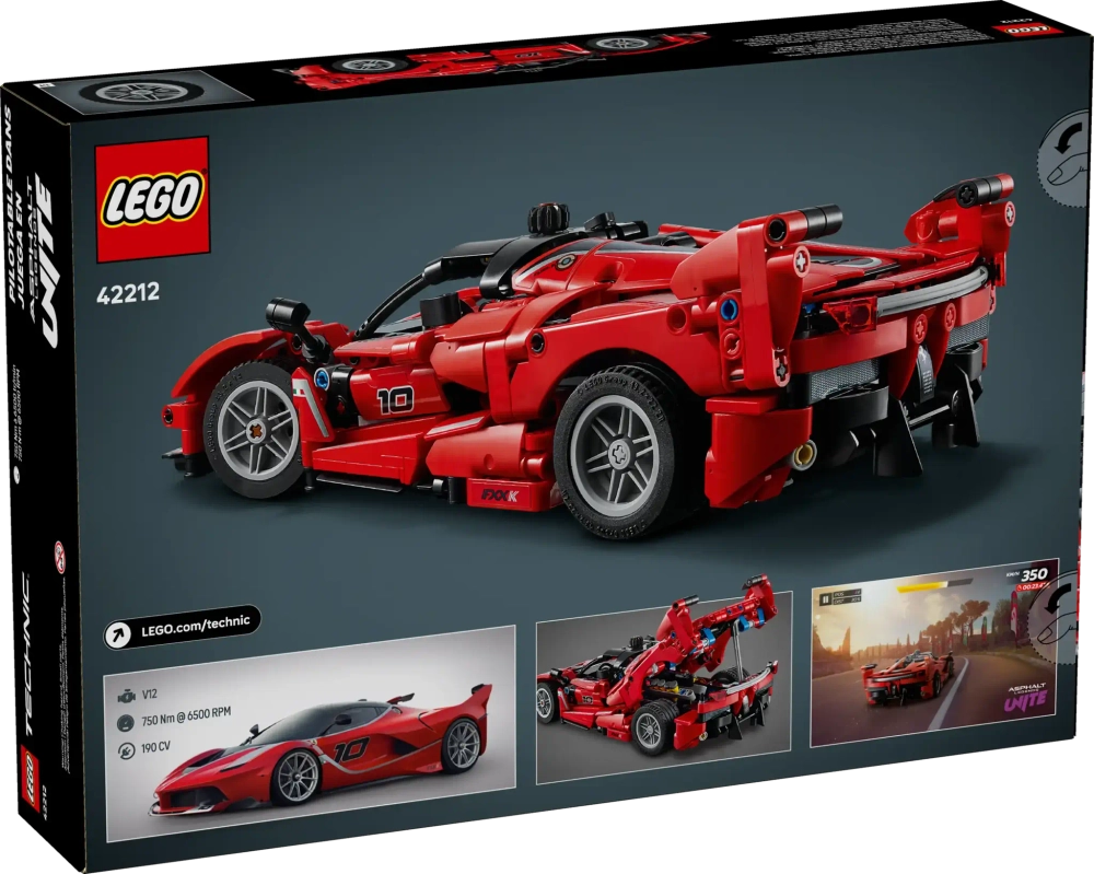 Конструктор LEGO Technic 42212 Ferrari FXX K