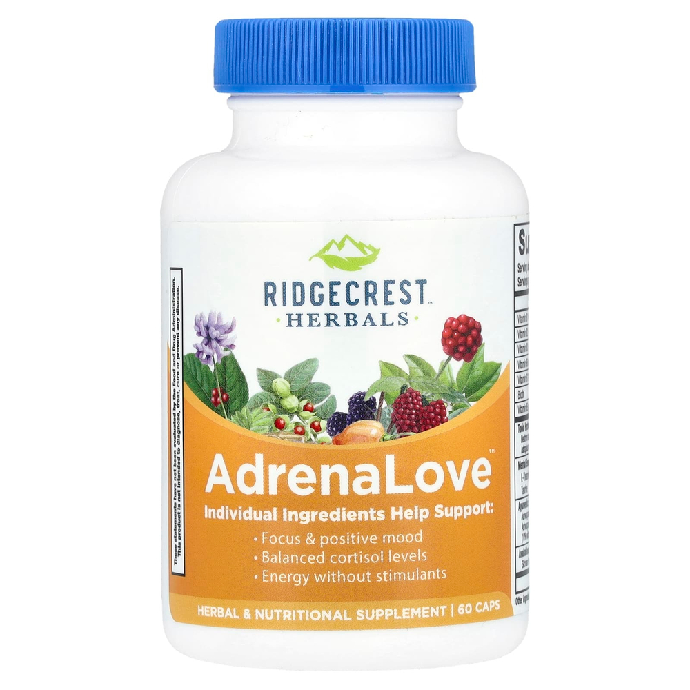 RidgeCrest Herbals, Adrenal, Fatigue Fighter, 60 Veggie Caps